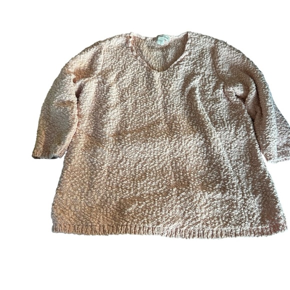 Coldwater Creek Pink Knit Sweater - Picture 1 of 5